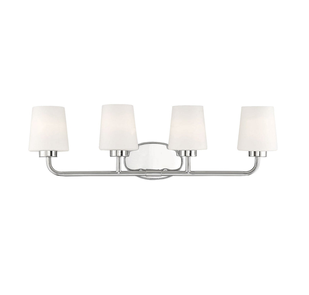 Capra Four Light Bath Bar in Polished Nickel Savoy House