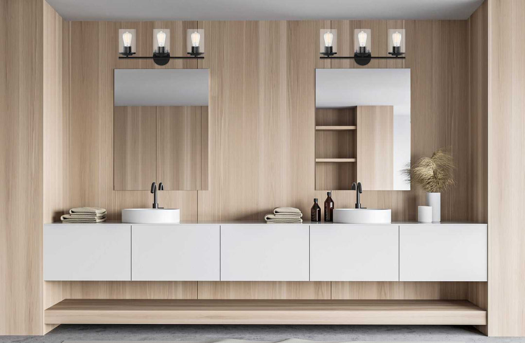 Marshall Four Light Bath Bar in Matte Black Savoy House