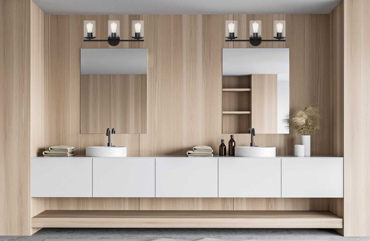 Marshall Four Light Bath Bar in Matte Black Savoy House