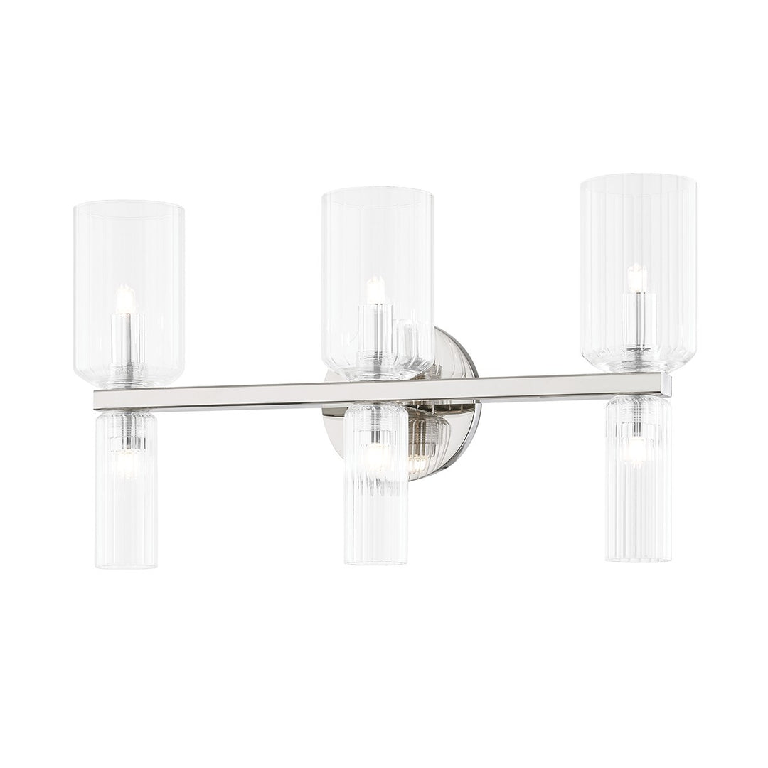 Tabitha LED Bath and Vanity in Polished Nickel - available from The Lighting Shoppe, trusted by Canadian homeowners