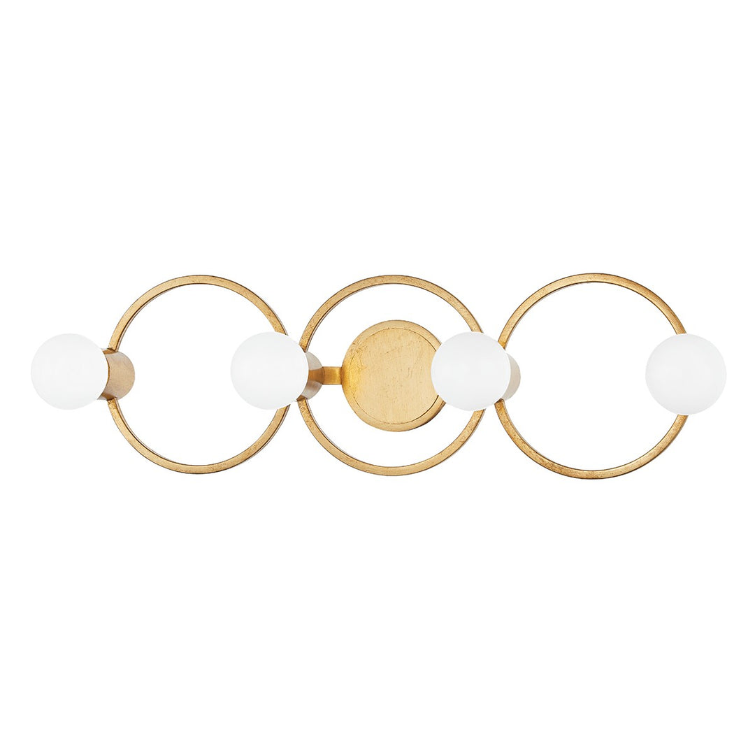 Hope Four Light Bath and Vanity in Gold Leaf - available from The Lighting Shoppe, trusted by Canadian homeowners