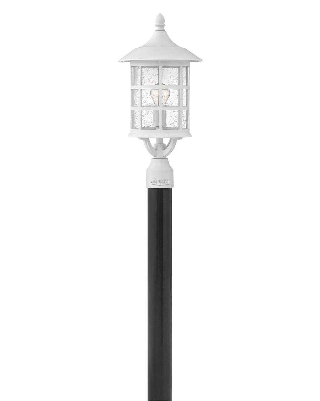 Freeport Coastal Elements LED Post Top or Pier Mount Lantern in Textured White - available from The Lighting Shoppe, trusted by Canadian homeowners