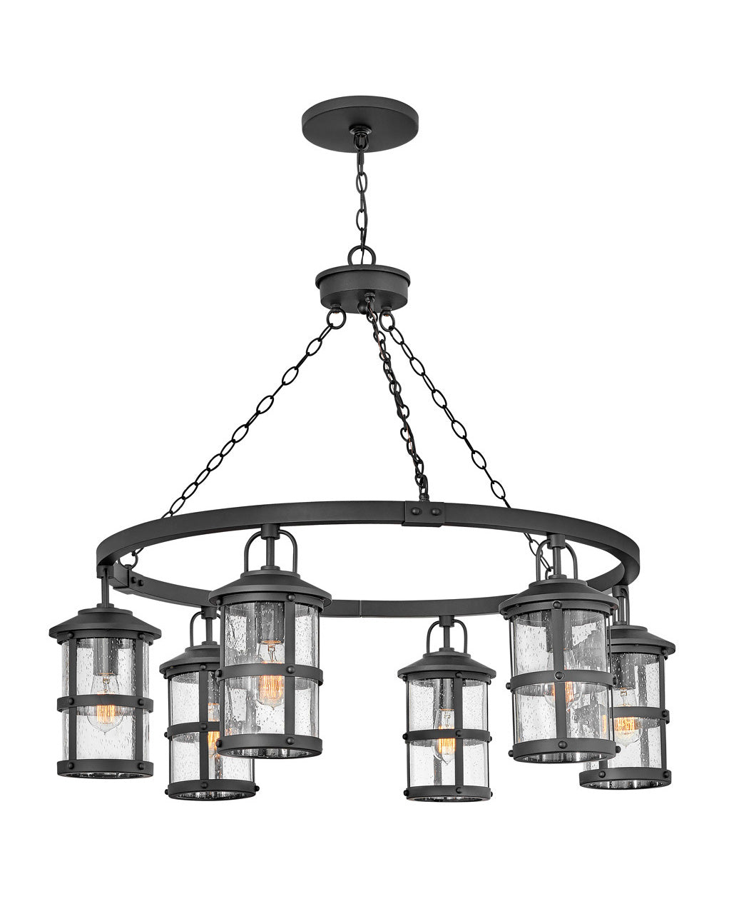 Hinkley Canada - 2689BK - LED Chandelier - Lakehouse - Black