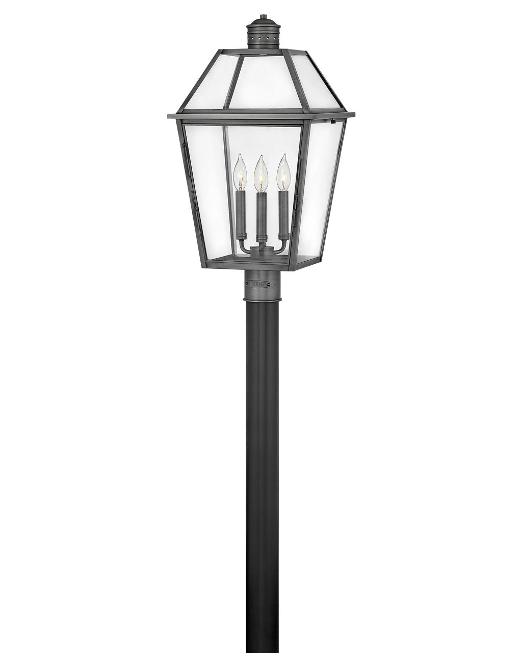 Hinkley Canada - 2771BLB - LED Post Top or Pier Mount Lantern - Nouvelle - Blackened Brass