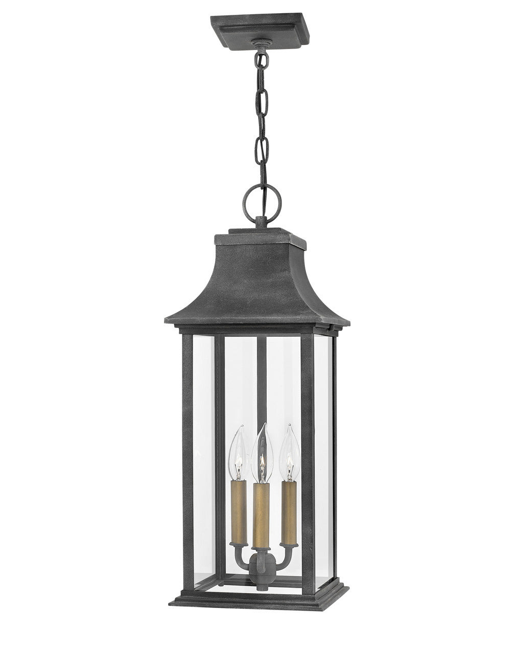 Hinkley Canada - 2932DZ-LL - LED Hanging Lantern - Adair - Aged Zinc