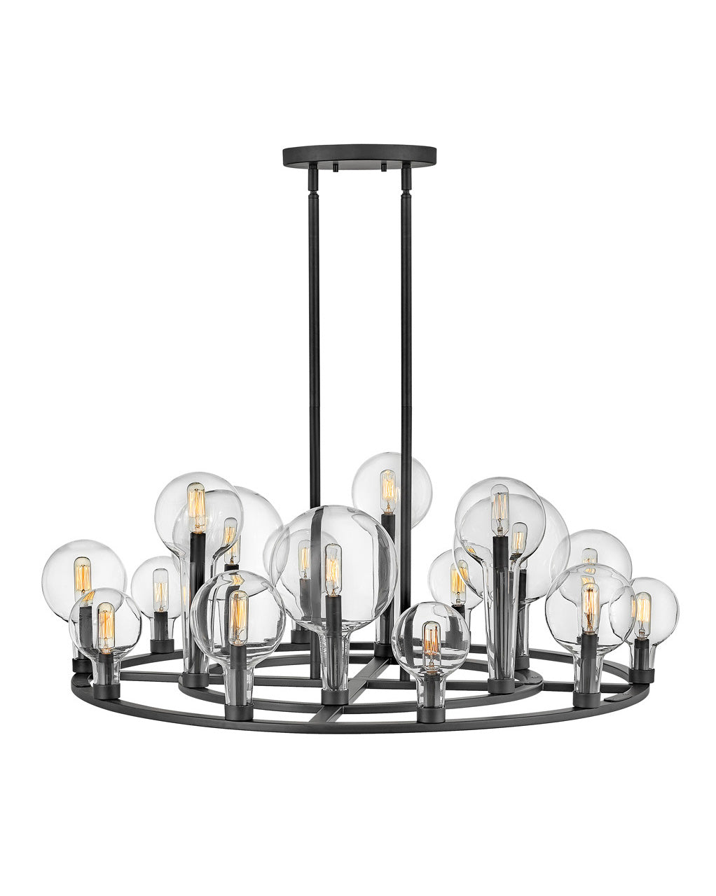 Hinkley Canada - 30529BK - LED Chandelier - Alchemy - Black
