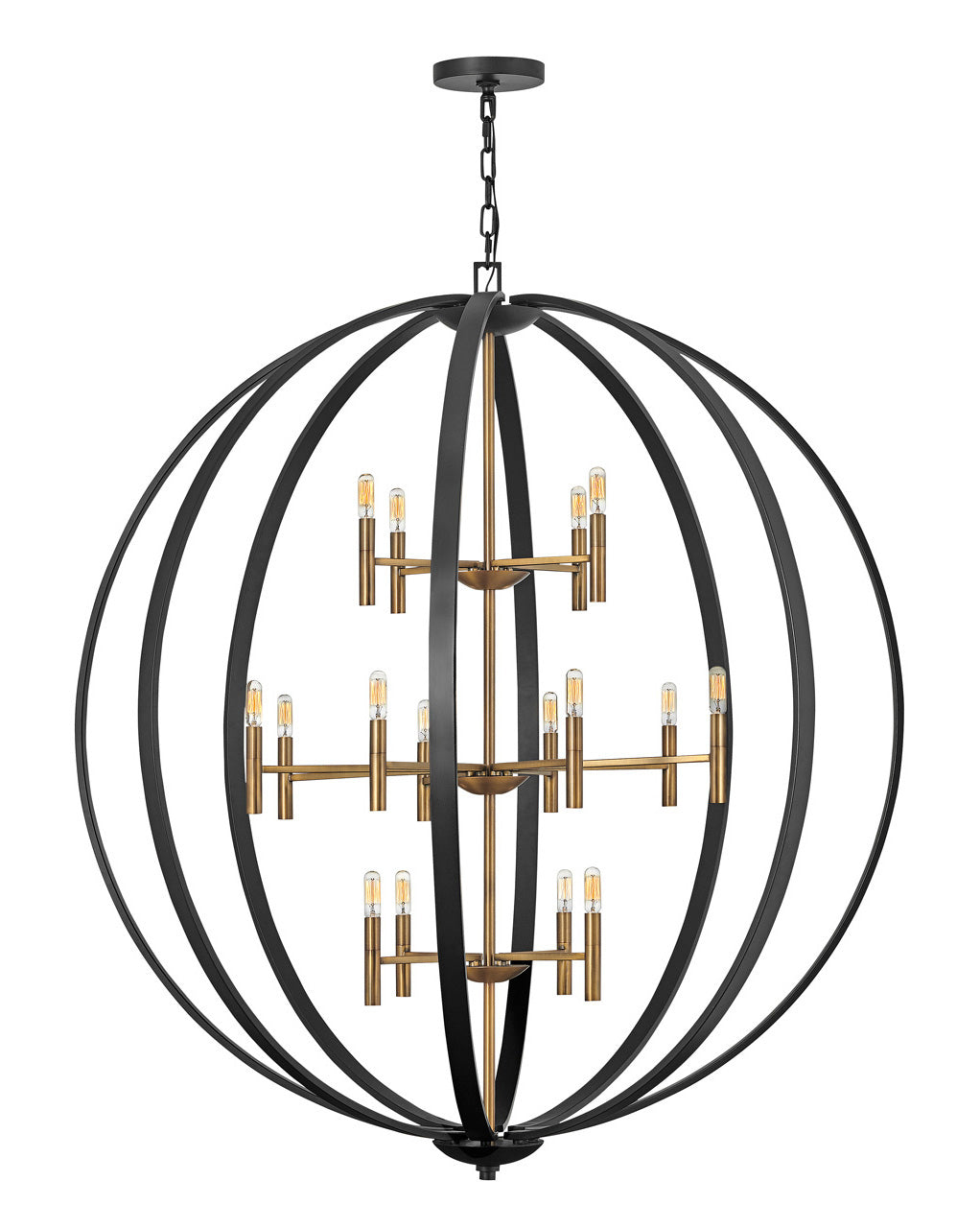Hinkley Canada - 3465SB - LED Chandelier - Euclid - Spanish Bronze