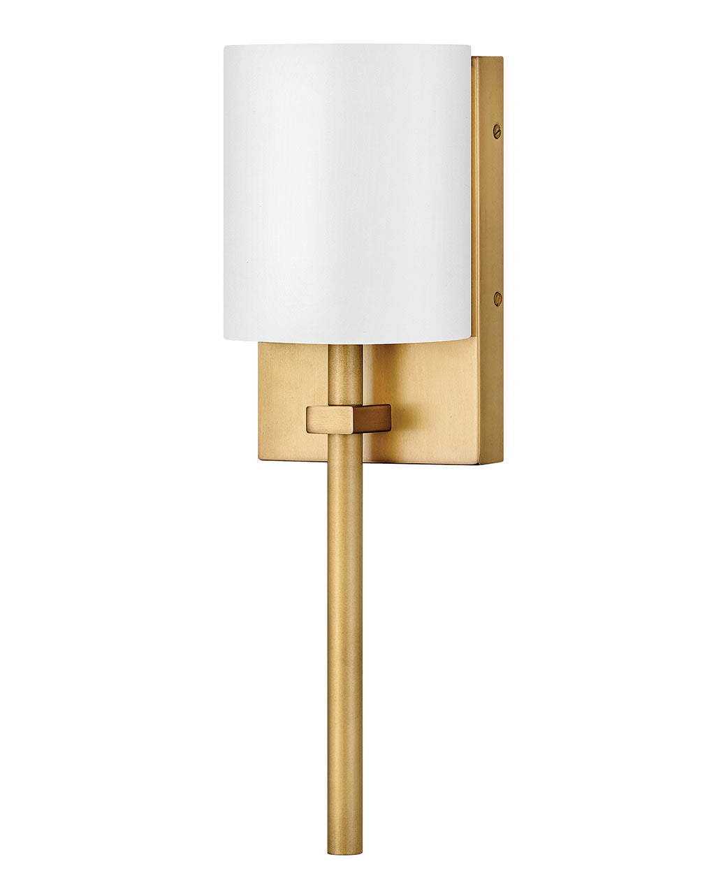 Hinkley Canada - 41011HB - LED Wall Sconce - Avenue White Acrylic - Heritage Brass