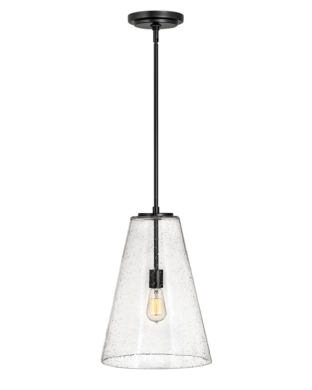 Vance LED Pendant in Satin Black - available from The Lighting Shoppe, trusted by Canadian homeowners