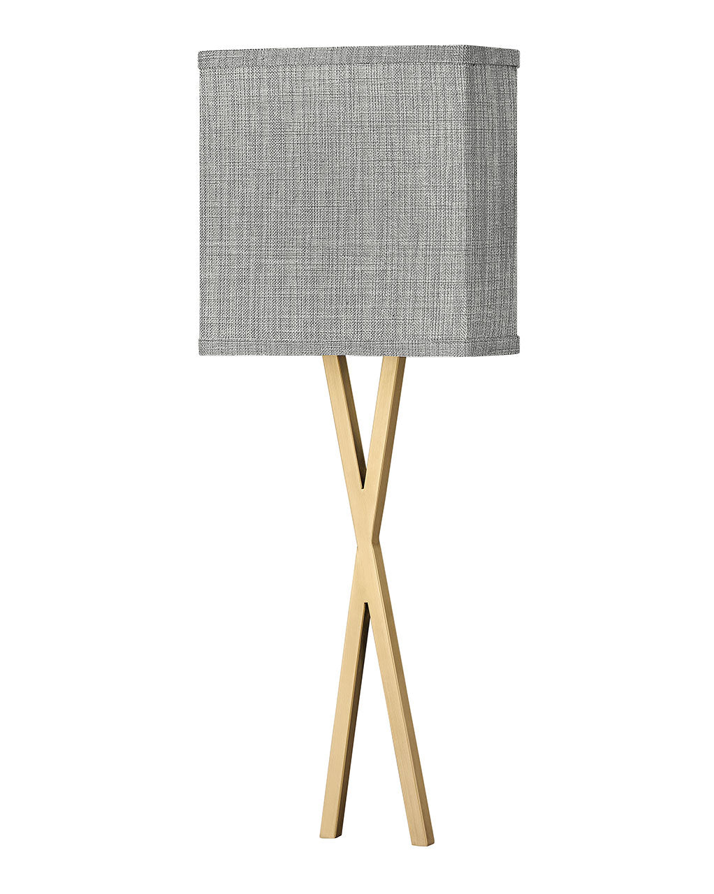 Hinkley Canada - 41101HB - LED Wall Sconce - Axis Heathered Gray - Heritage Brass