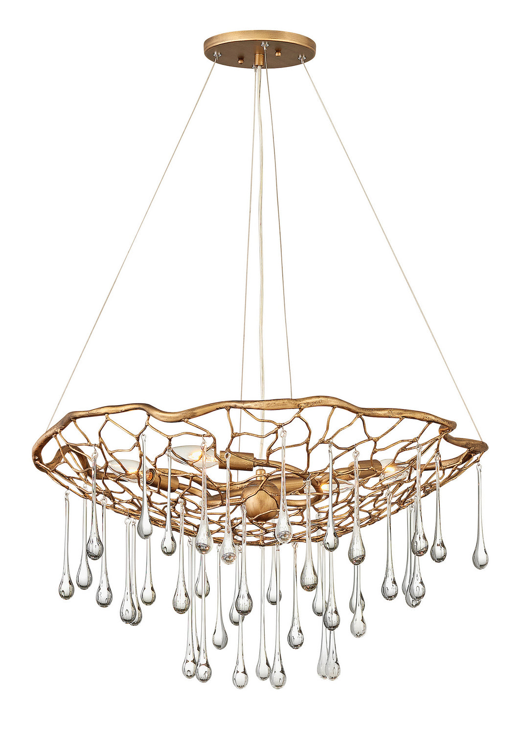 Hinkley Canada - 45304BNG - LED Chandelier - Laguna - Burnished Gold