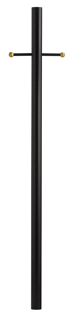 Hinkley Canada - 6667TK - 7' Direct Burial Post with Accessories - 7ft Post - Textured Black