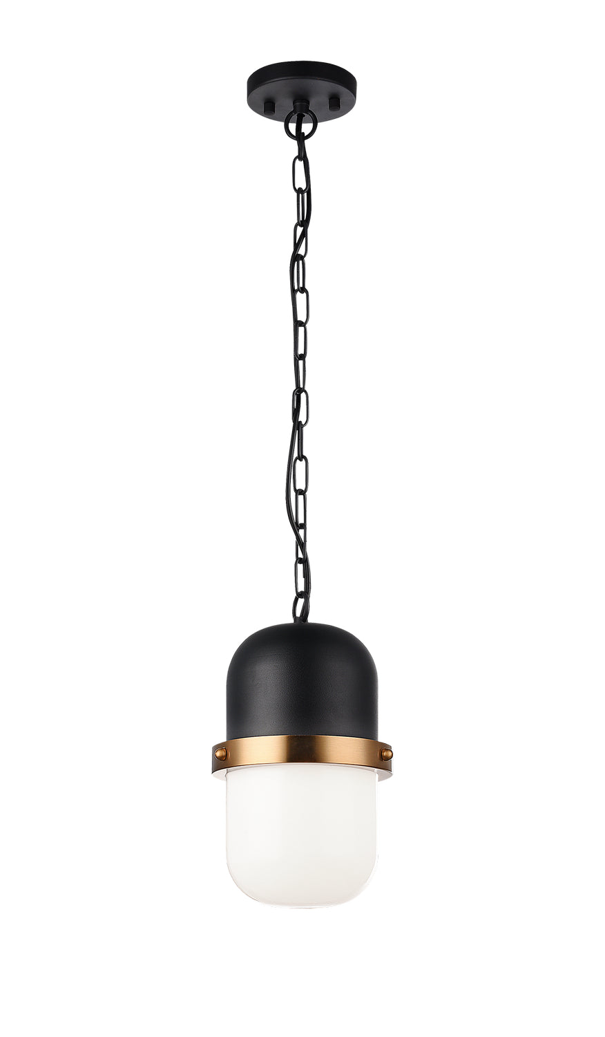 Tillie One Light Pendant in Matte Black - available from The Lighting Shoppe, trusted by Canadian homeowners