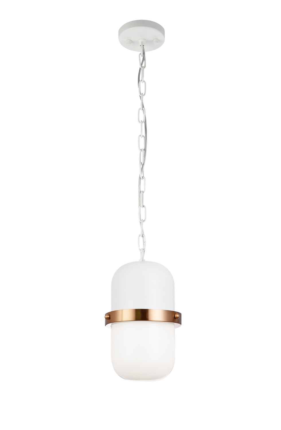 Tillie One Light Pendant in White - available from The Lighting Shoppe, trusted by Canadian homeowners