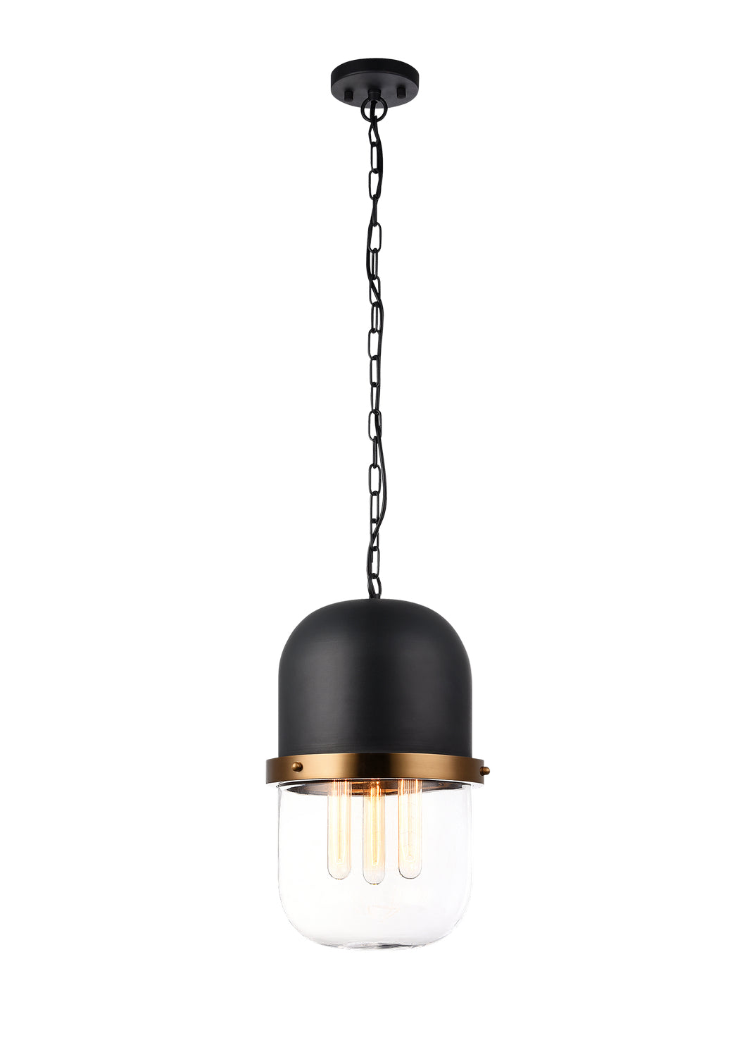 Tillie Three Light Pendant in Matte Black - available from The Lighting Shoppe, trusted by Canadian homeowners