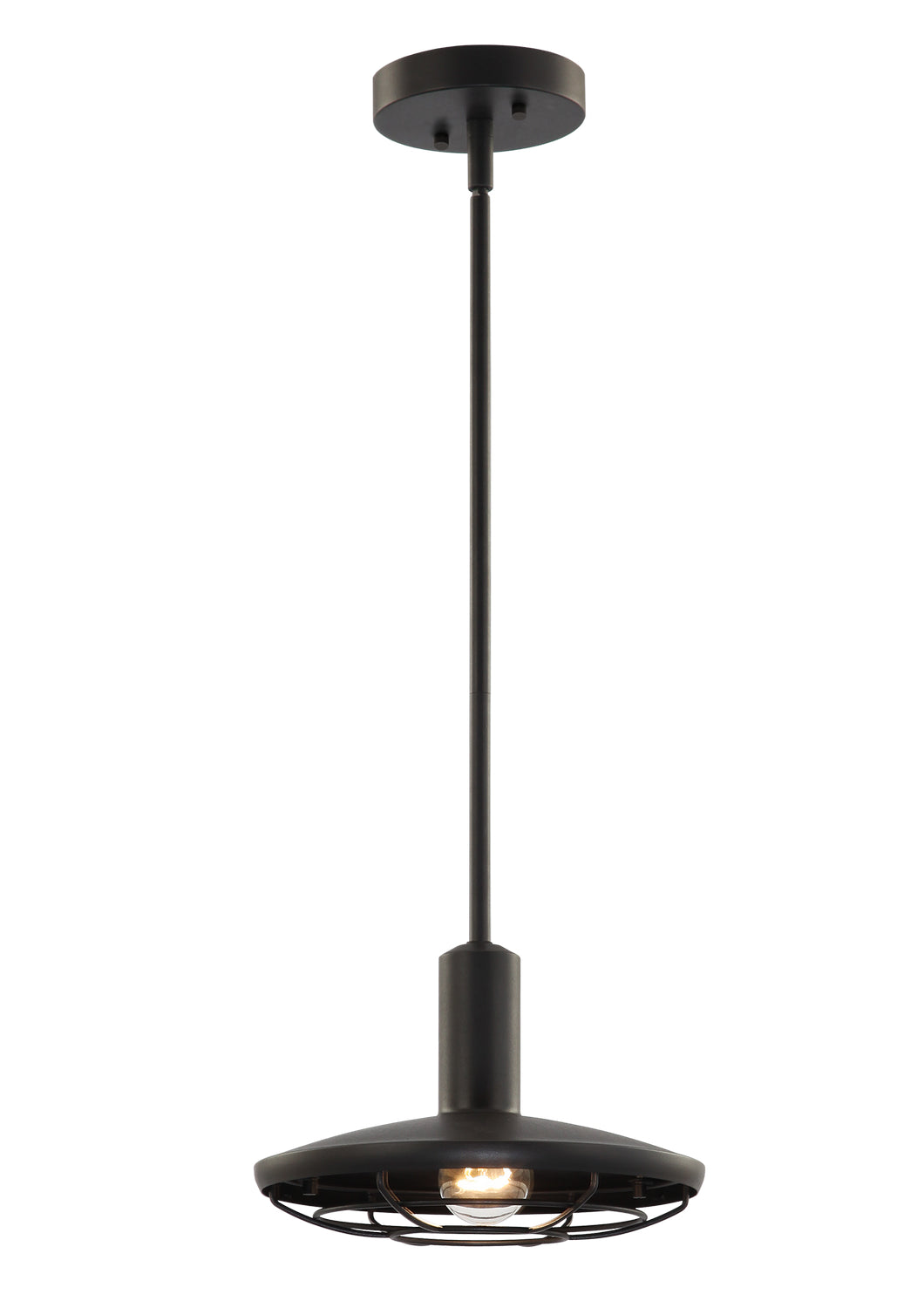 Compton One Light Pendant in Matte Black - available from The Lighting Shoppe, trusted by Canadian homeowners