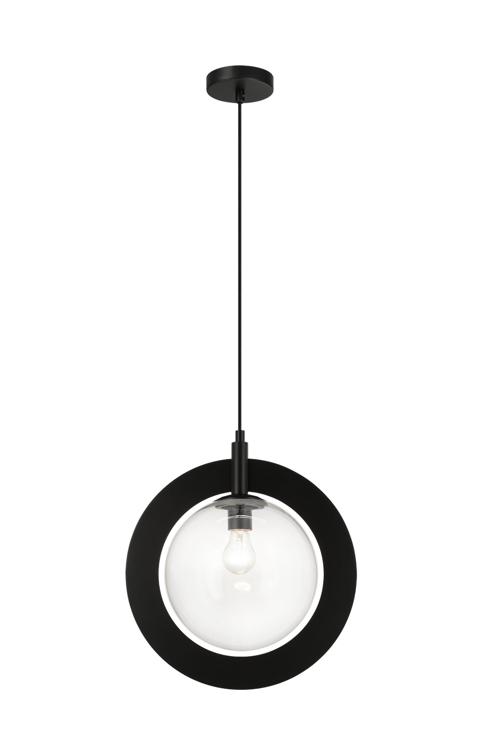 Astro One Light Pendant in Black - available from The Lighting Shoppe, trusted by Canadian homeowners