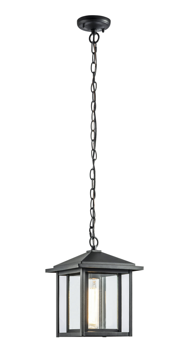 Caldwell One Light Pendant in Matte Black - available from The Lighting Shoppe, trusted by Canadian homeowners
