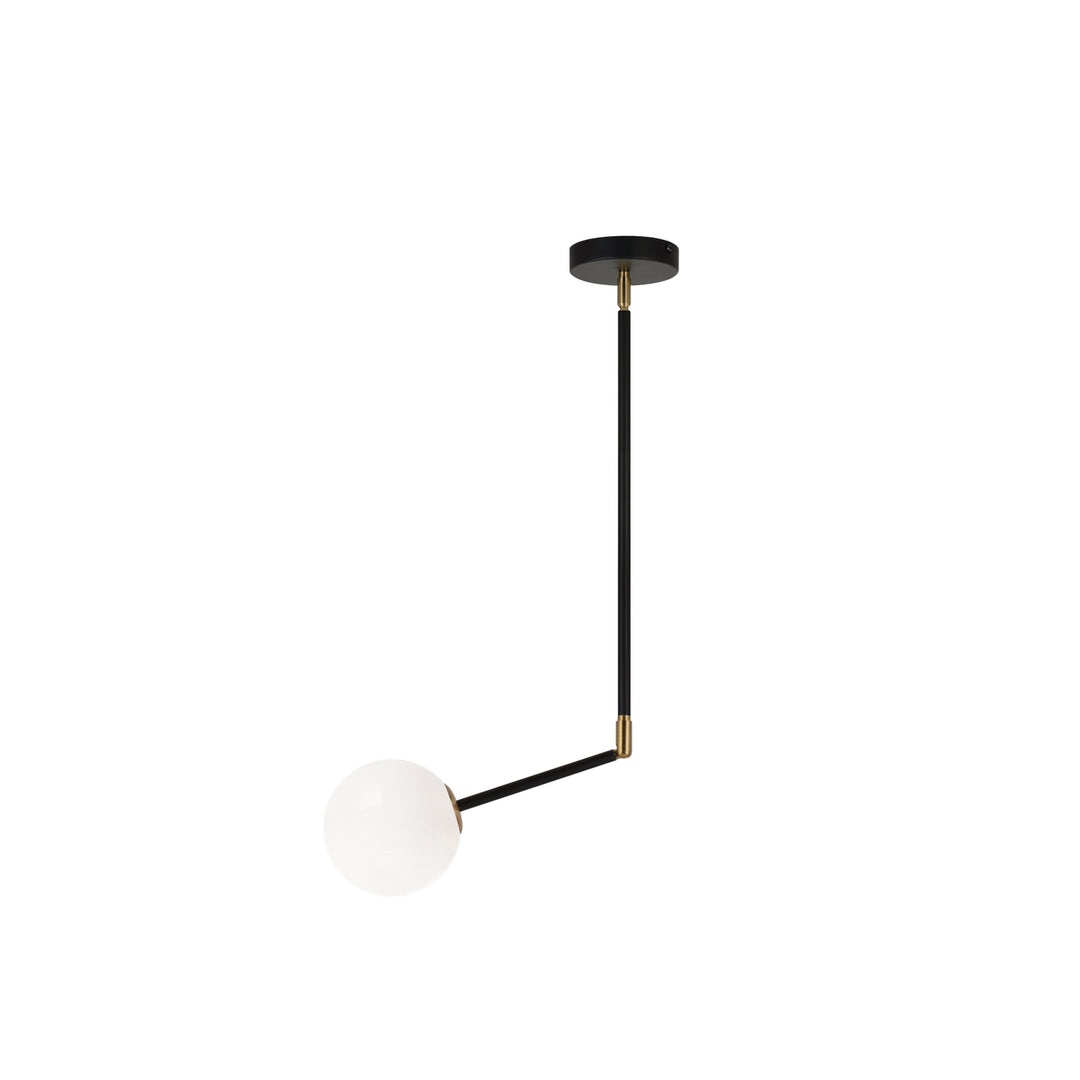 Novu One Light Pendant in Aged Gold Brass - available from The Lighting Shoppe, trusted by Canadian homeowners