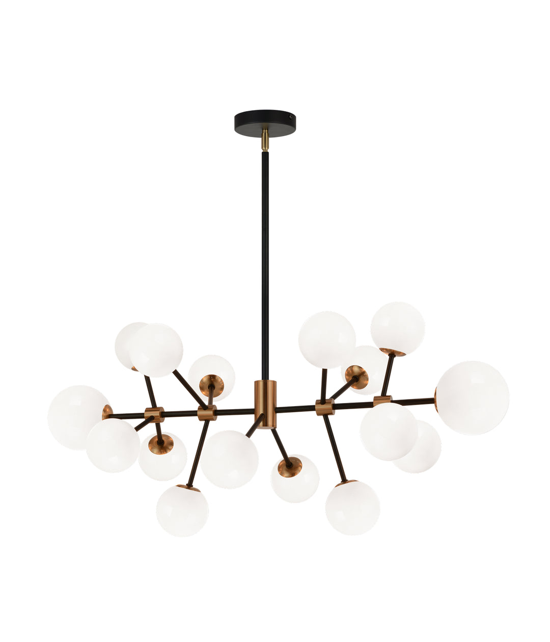 Novu LED Chandelier in Aged Gold Brass - available from The Lighting Shoppe, trusted by Canadian homeowners