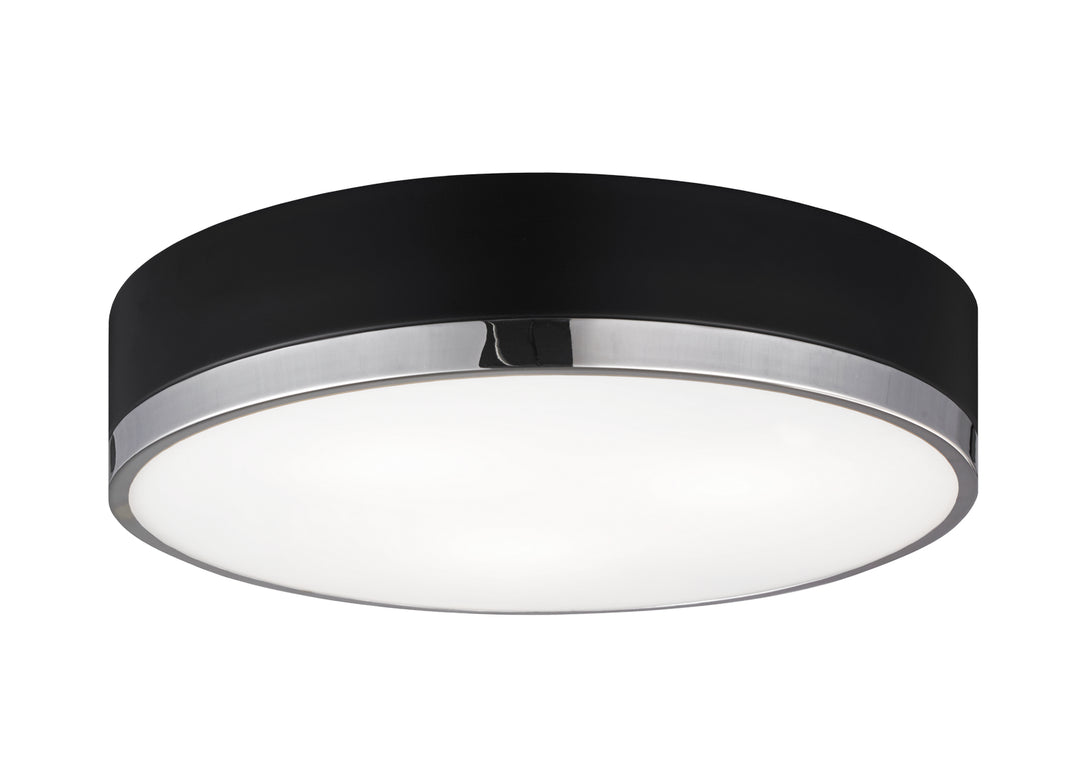 Matteo Canada - M14303BKCH - Three Light Ceiling Mount - Trydor - Black & Chrome