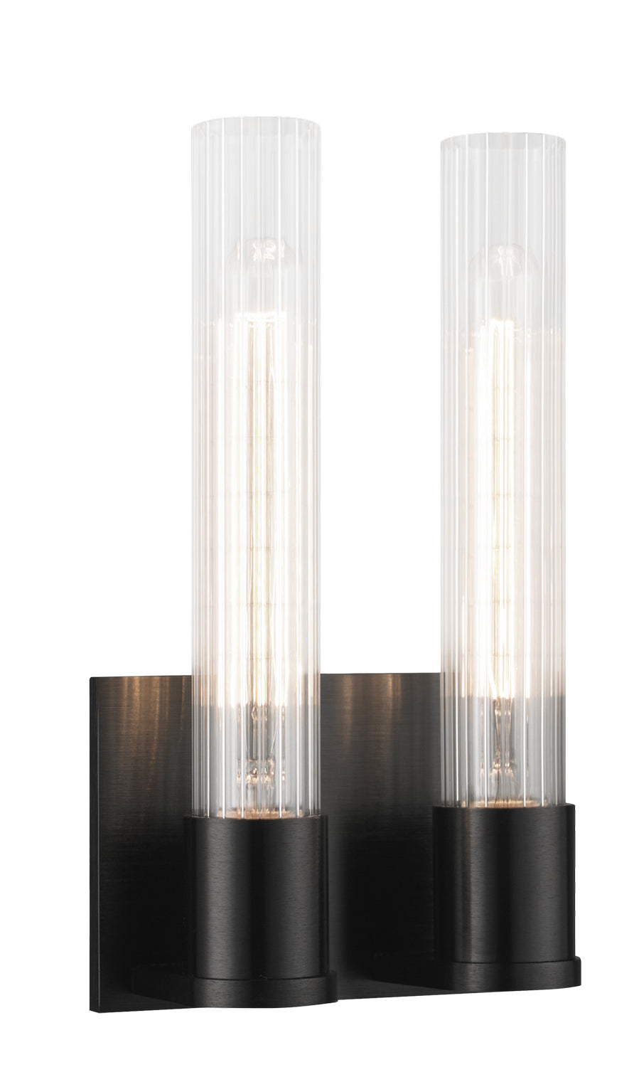 Lyndon Two Light Wall Sconce in Oxidized Black - available from The Lighting Shoppe, trusted by Canadian homeowners
