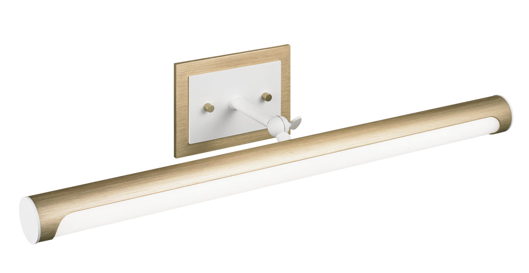 Lexon LED Vanity in Oxidized Gold & White - available from The Lighting Shoppe, trusted by Canadian homeowners