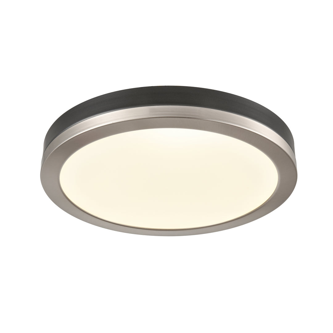DVI Canada - DVP39342SN+GR - LED Flush Mount - Temagami - Satin Nickel And Graphite