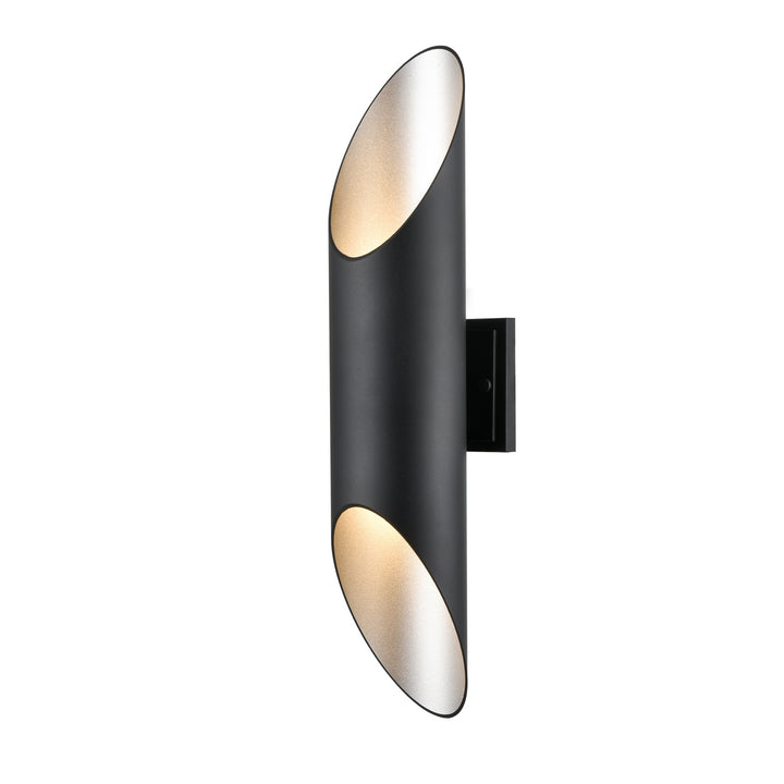 DVI Canada - DVP43072SS+BK - Two Light Outdoor Wall Sconce - Brecon Outdoor - Stainless Steel And Black