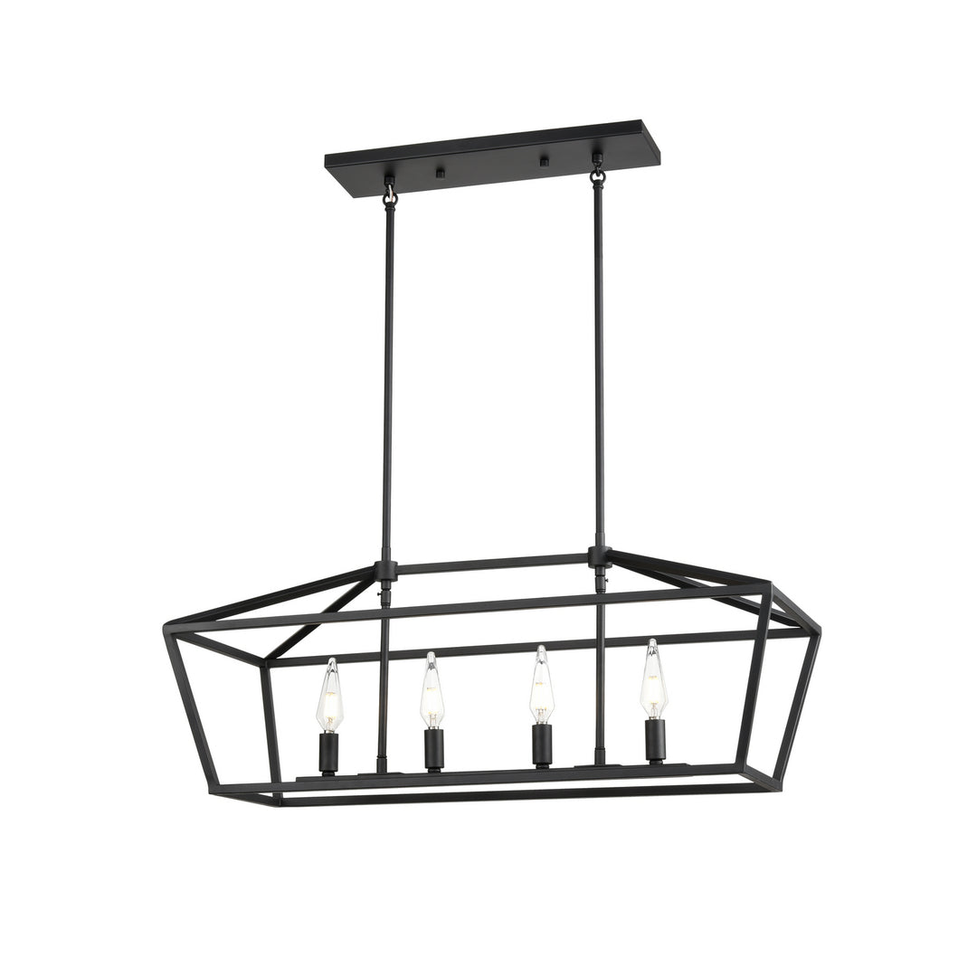 DVI Canada - DVP43802GR - Four Light Linear Pendant - Cabot Trail - Graphite