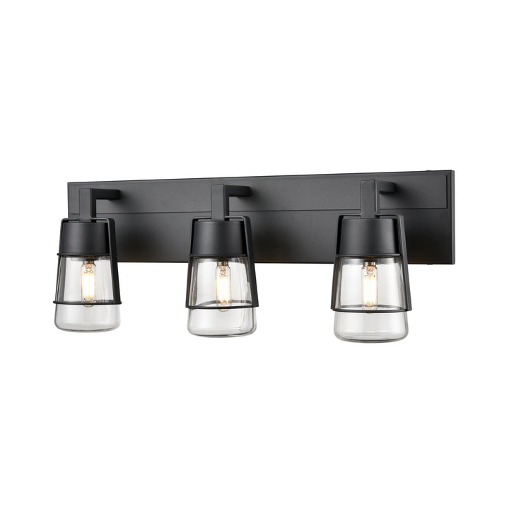 DVI Canada - DVP44443GR-CL - Three Light Vanity - Lake Of The Woods - Graphite w/Clear Glass