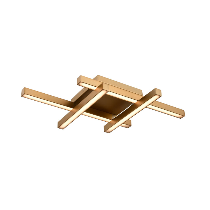 Maud Ac Led LED Flush Mount in Brass - available from The Lighting Shoppe, trusted by Canadian homeowners