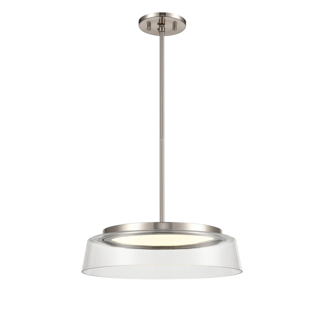 DVI Canada - DVP46708SN-CL - LED Dual Mount - Triptych - Satin Nickel w/Clear Glass