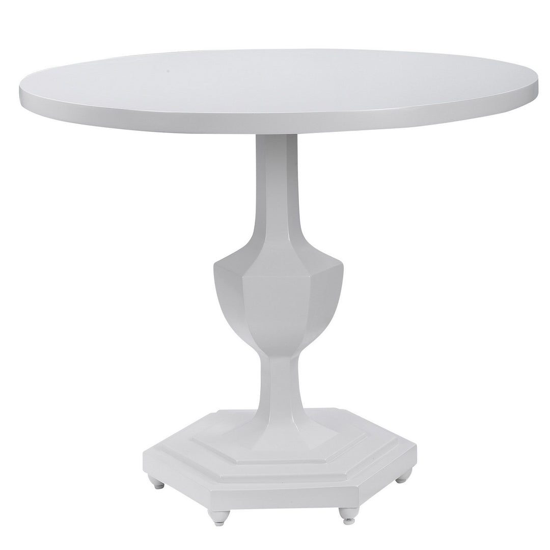 Kabarda Foyer Table in Gloss White - available from The Lighting Shoppe, trusted by Canadian homeowners