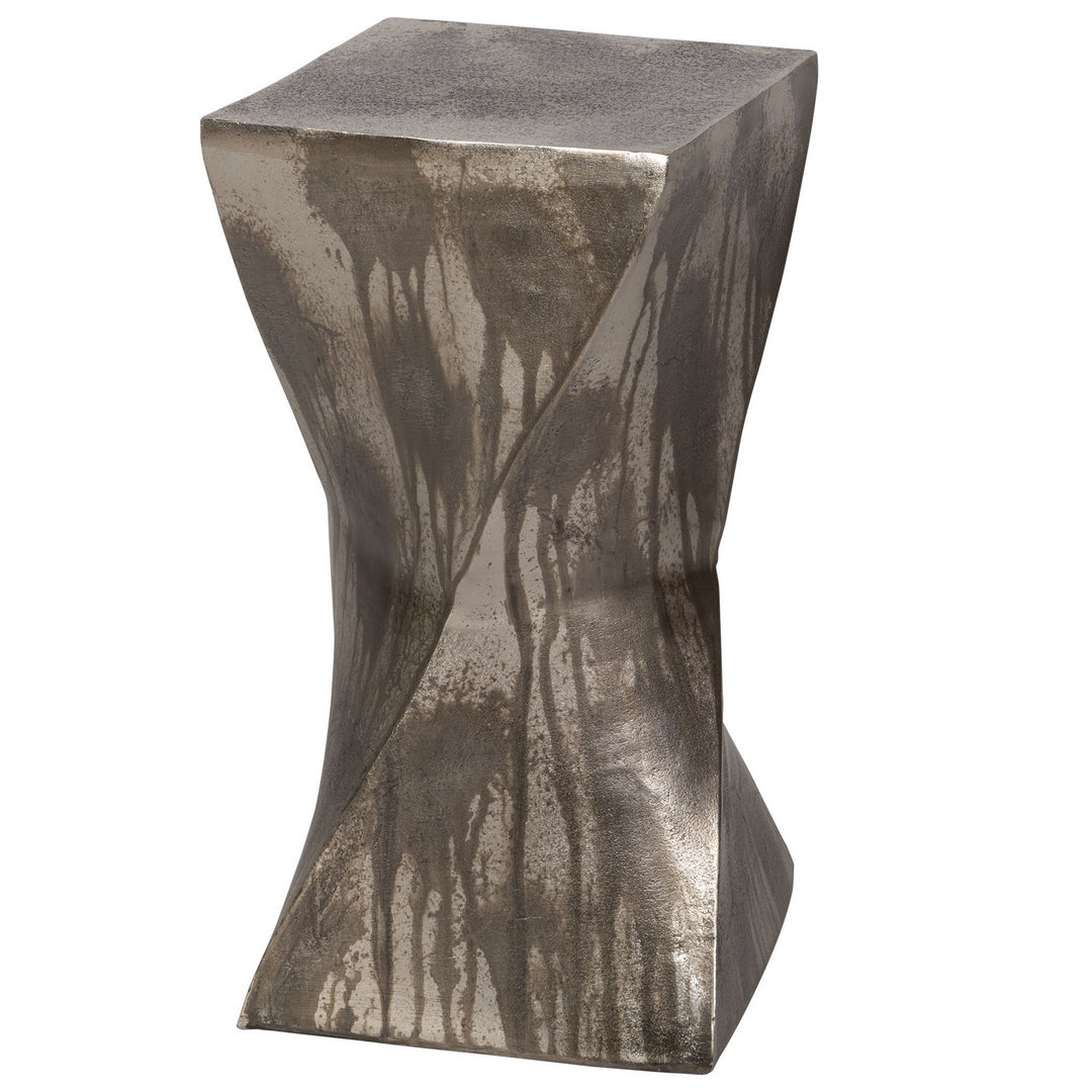 Euphrates Accent Table in Tarnished Silver - available from The Lighting Shoppe, trusted by Canadian homeowners