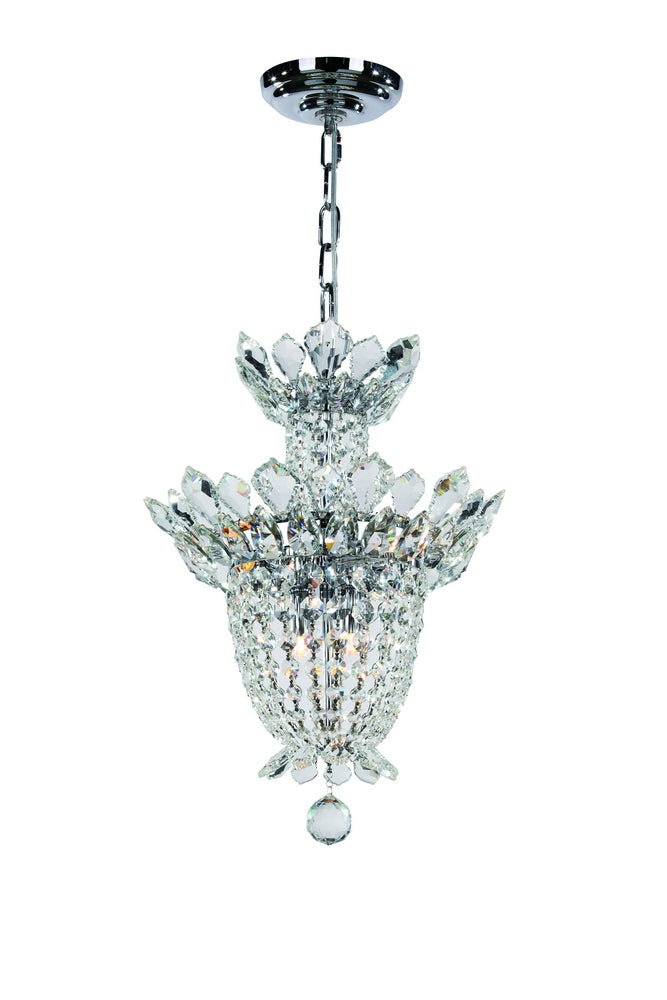 Empire Six Light Chandelier in Chrome - available from The Lighting Shoppe, trusted by Canadian homeowners