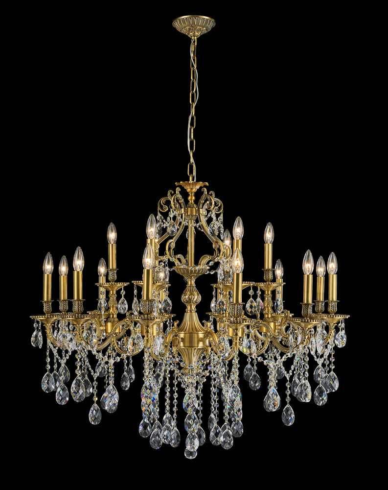 Imperial 18 Light Chandelier in Antique Brass - available from The Lighting Shoppe, trusted by Canadian homeowners