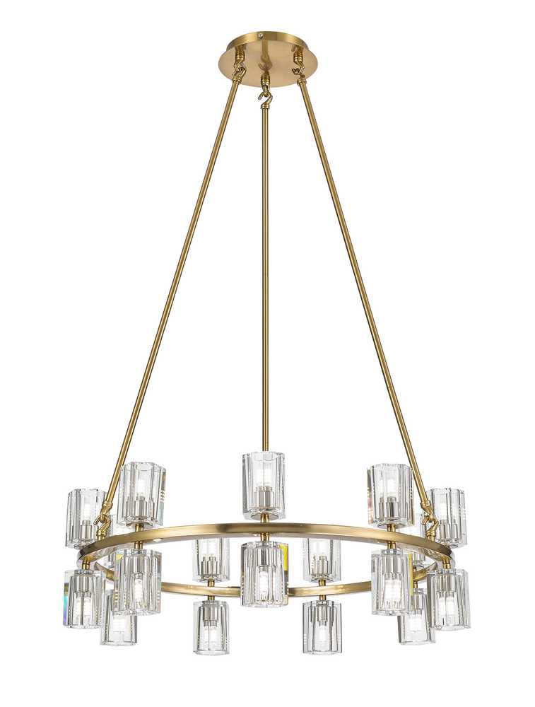 Paris 18 Light Pendant in Antique Brass - available from The Lighting Shoppe, trusted by Canadian homeowners