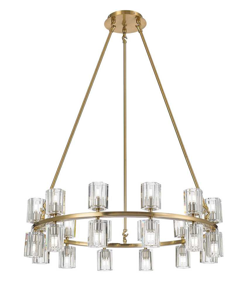 Paris 24 Light Pendant in Antique Brass - available from The Lighting Shoppe, trusted by Canadian homeowners