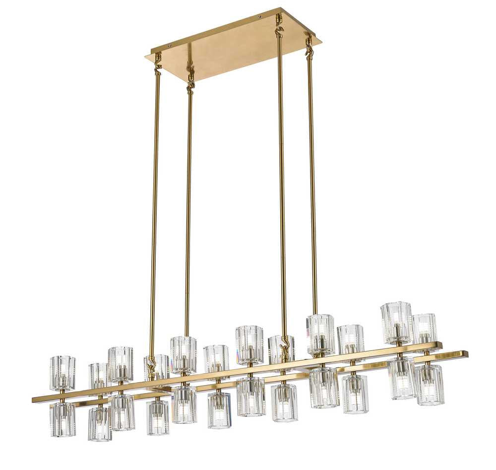 Paris 24 Light Pendant in Antique Brass - available from The Lighting Shoppe, trusted by Canadian homeowners