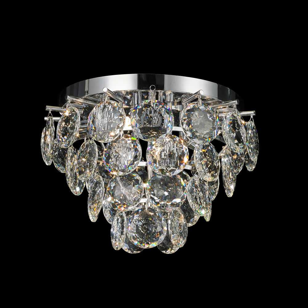 Palermo Nine Light Close to Ceiling in Chrome - available from The Lighting Shoppe, trusted by Canadian homeowners