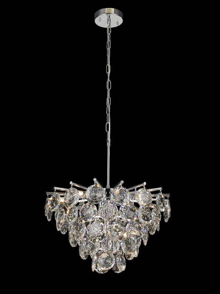 Palermo 16 Light Chandelier in Chrome - available from The Lighting Shoppe, trusted by Canadian homeowners