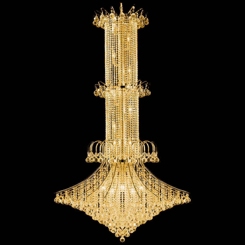 Essentials 20 Light Chandelier in Gold - available from The Lighting Shoppe, trusted by Canadian homeowners