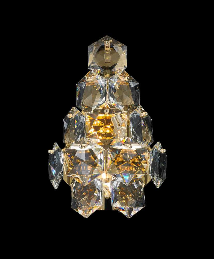 Glacier Two Light Wall Sconce in Gold - available from The Lighting Shoppe, trusted by Canadian homeowners