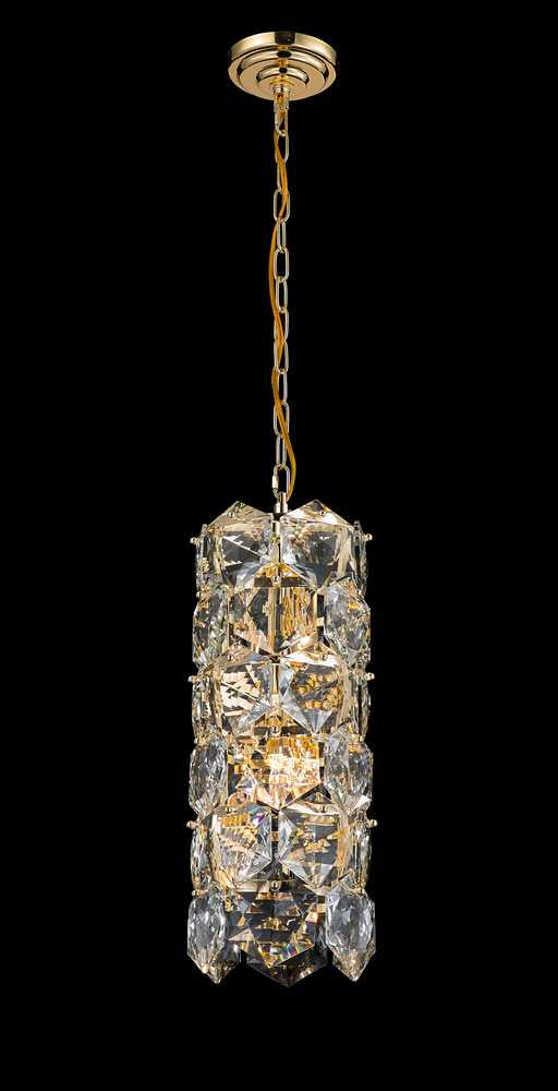 Glacier Four Light Pendant in Gold - available from The Lighting Shoppe, trusted by Canadian homeowners