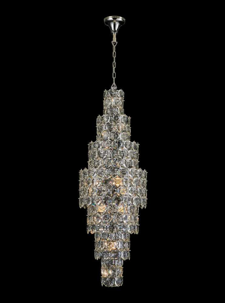 Glacier 28 Light Chandelier in Chrome - available from The Lighting Shoppe, trusted by Canadian homeowners