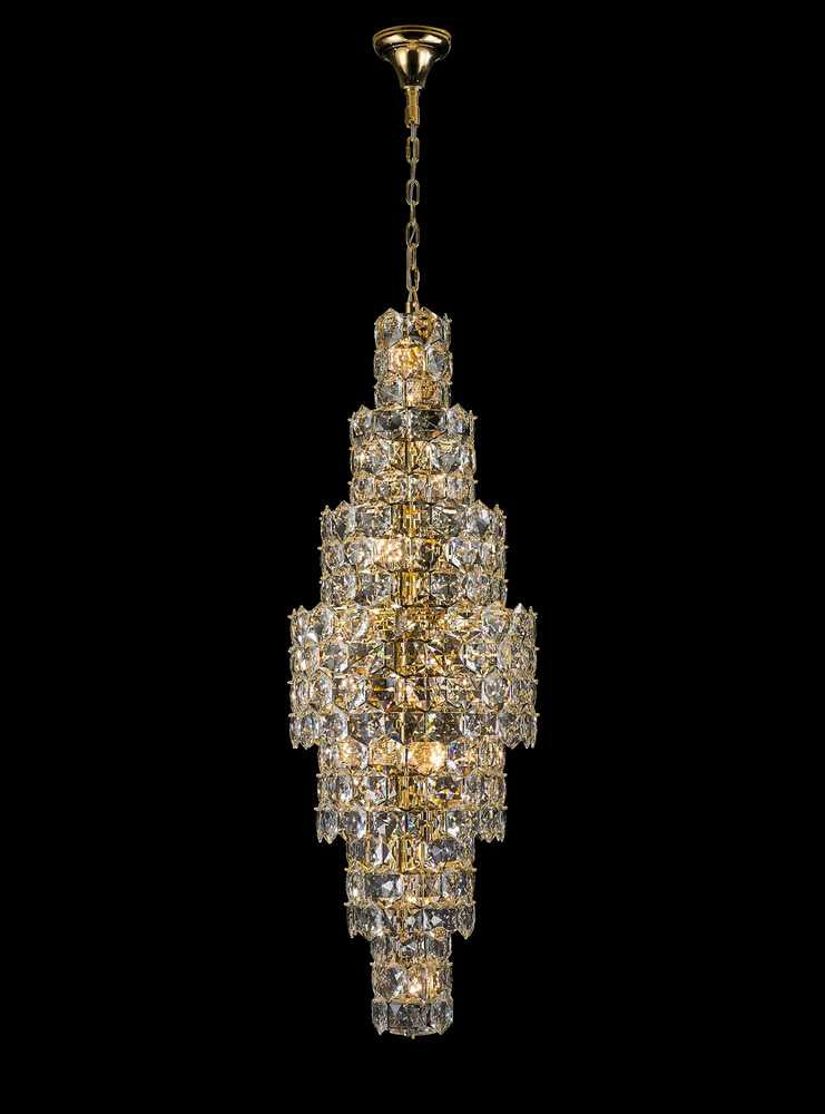Glacier 28 Light Chandelier in Gold - available from The Lighting Shoppe, trusted by Canadian homeowners
