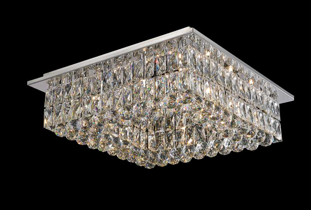 Avant-Garde 12 Light Close to Ceiling in Chrome - available from The Lighting Shoppe, trusted by Canadian homeowners