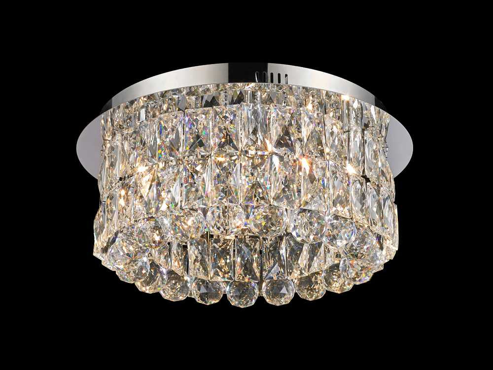 Avant-Garde Six Light Close to Ceiling in Chrome - available from The Lighting Shoppe, trusted by Canadian homeowners