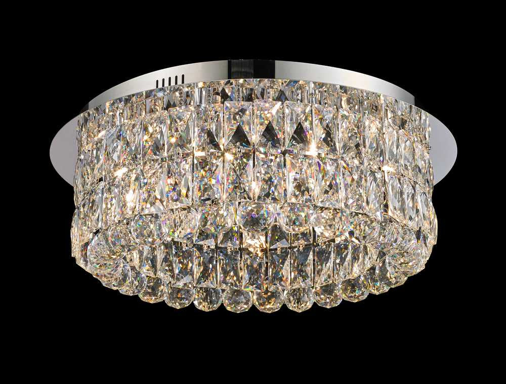 Avant-Garde Nine Light Close to Ceiling in Chrome - available from The Lighting Shoppe, trusted by Canadian homeowners